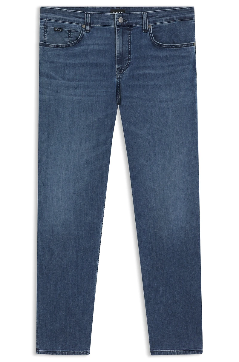 Maine regular-fit jeans blue performance denim