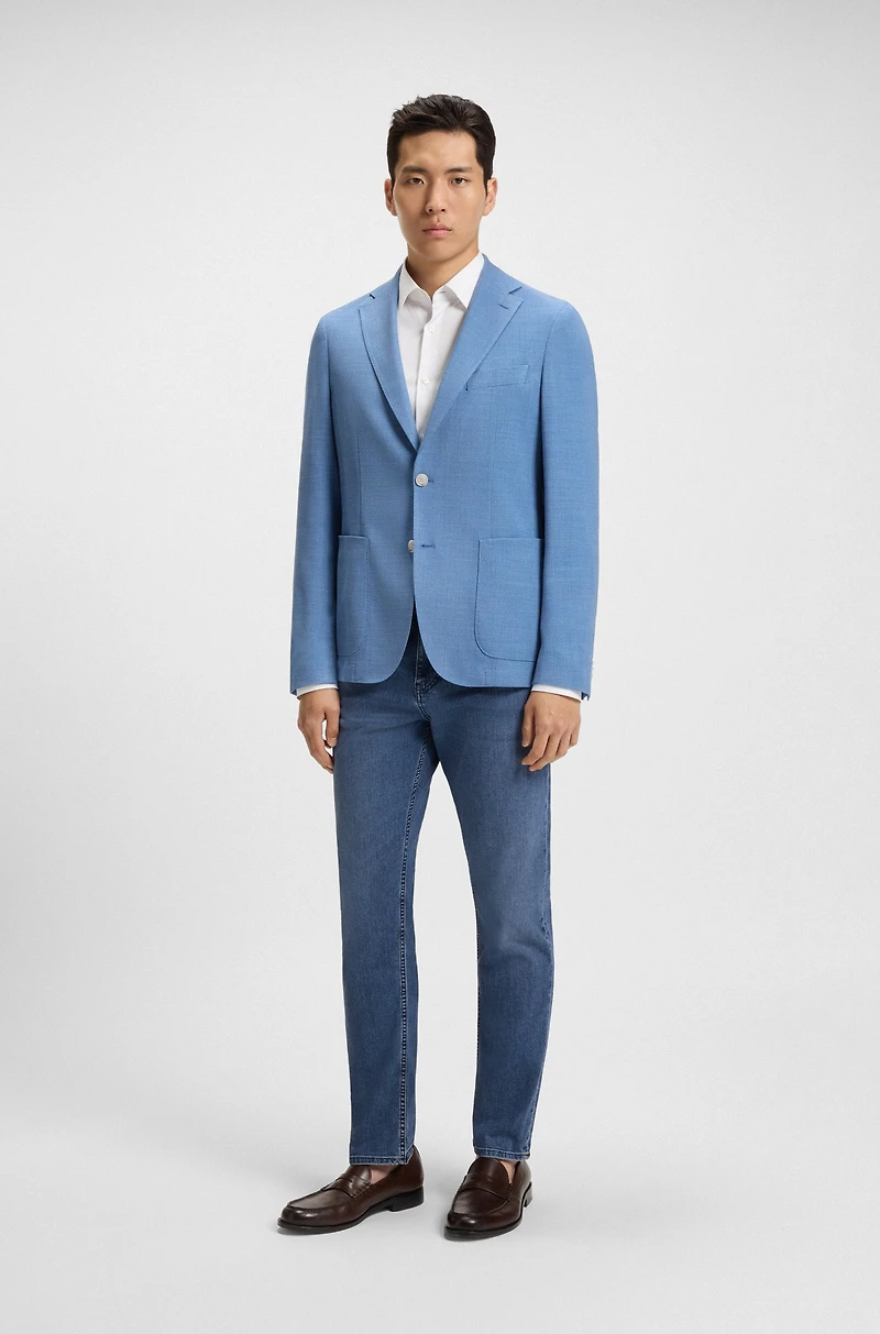Maine regular-fit jeans blue performance denim