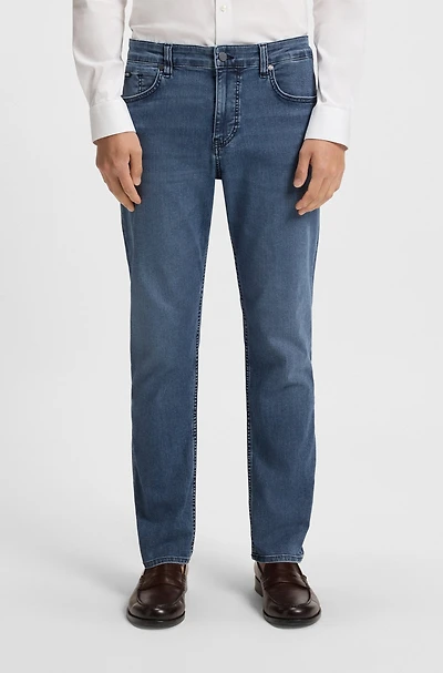 Maine regular-fit jeans blue performance denim