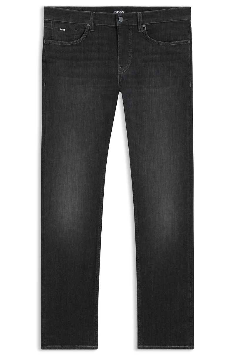 Slim-fit jeans black stretch denim