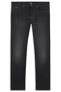 Slim-fit jeans black stretch denim