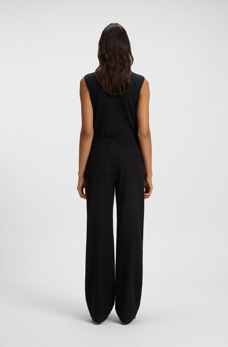 High-neck top merino wool