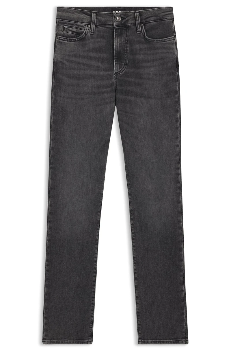 Slim-fit jeans dark-gray stretch denim