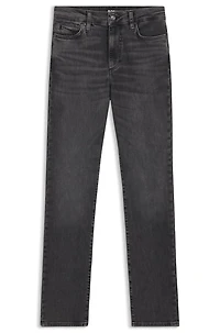 Slim-fit jeans dark-gray stretch denim