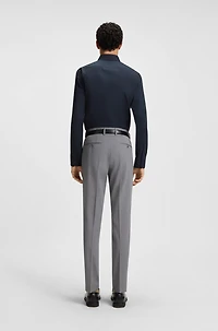 Regular-fit shirt easy-iron stretch-cotton poplin