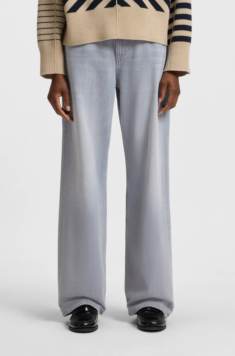 Relaxed-fit jeans grey-blue denim