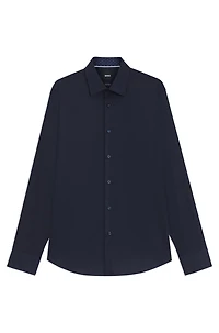 Regular-fit shirt easy-iron cotton poplin