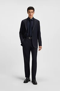 Regular-fit shirt easy-iron cotton poplin