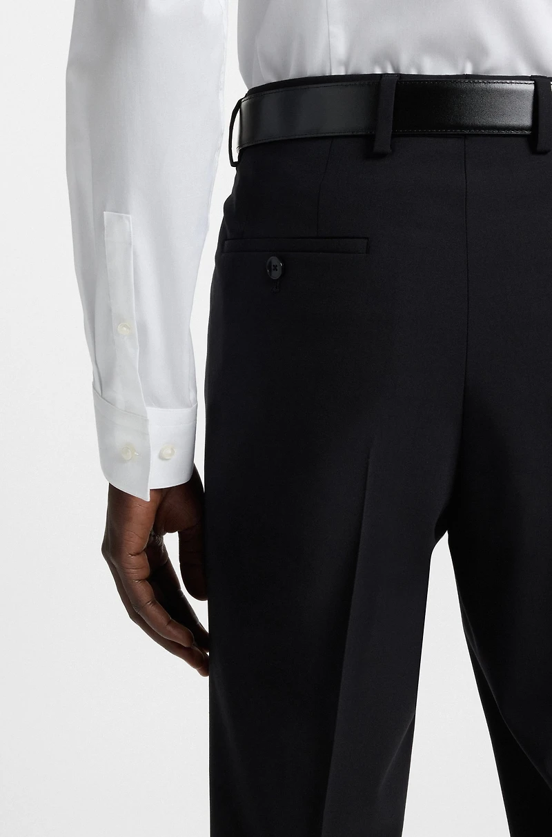 Slim-fit shirt easy-iron Austrian cotton poplin