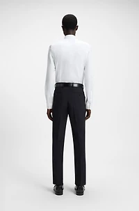 Slim-fit shirt easy-iron Austrian cotton poplin