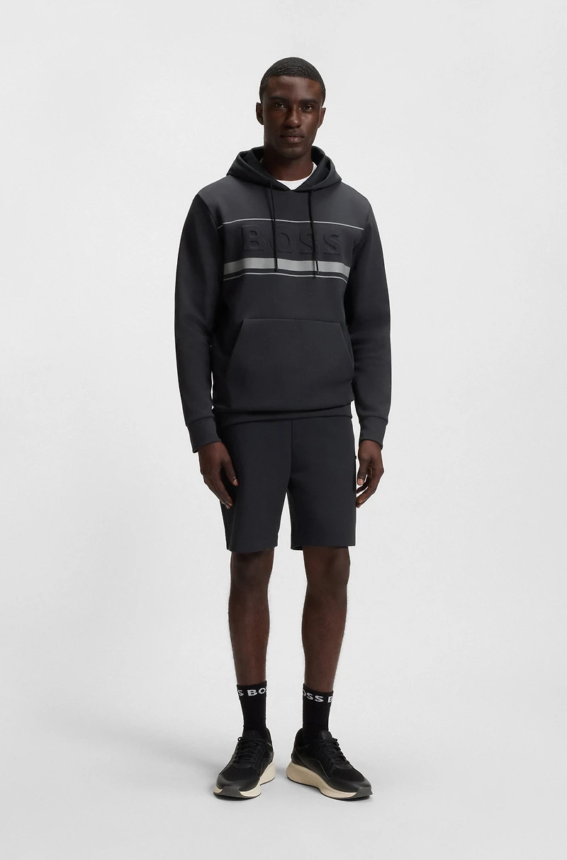 Hoodie with stripe details