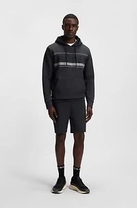 Hoodie with stripe details