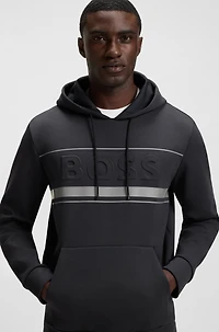Hoodie with stripe details