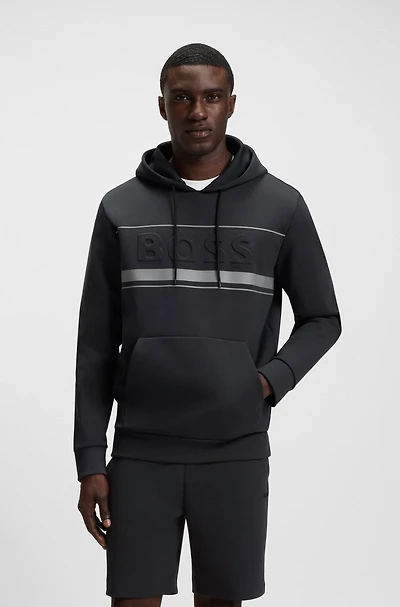 Hoodie with stripe details
