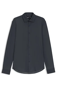 Regular-fit jeans structured stretch denim