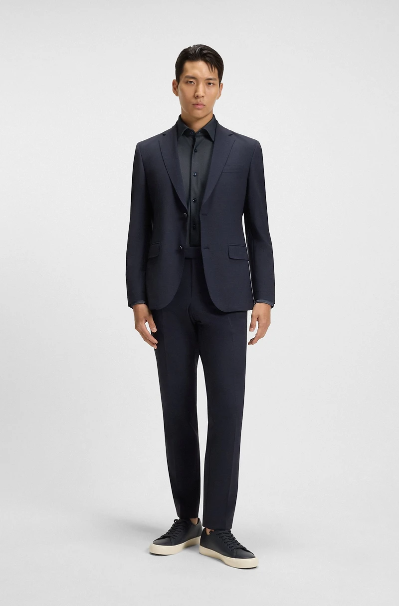 Regular-fit jeans structured stretch denim