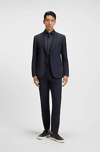 Regular-fit jeans structured stretch denim