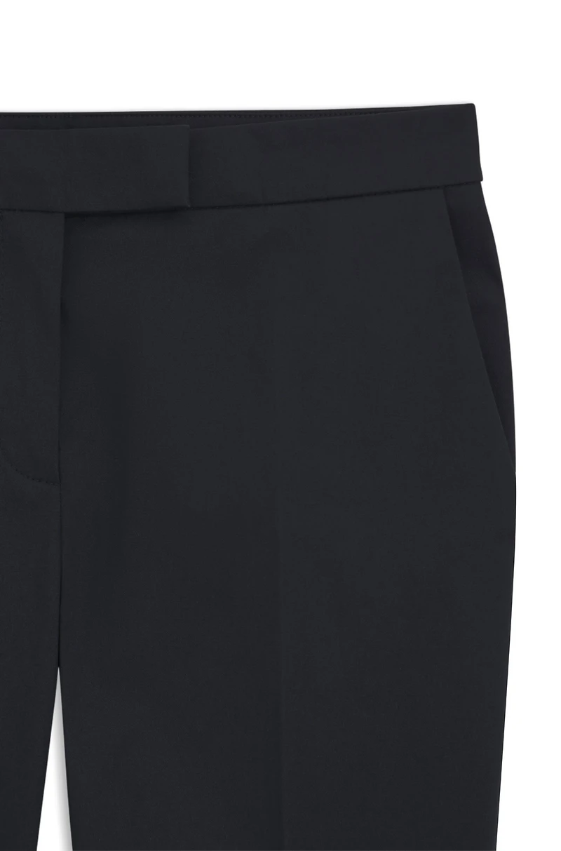 Slim-fit pants stretch cotton