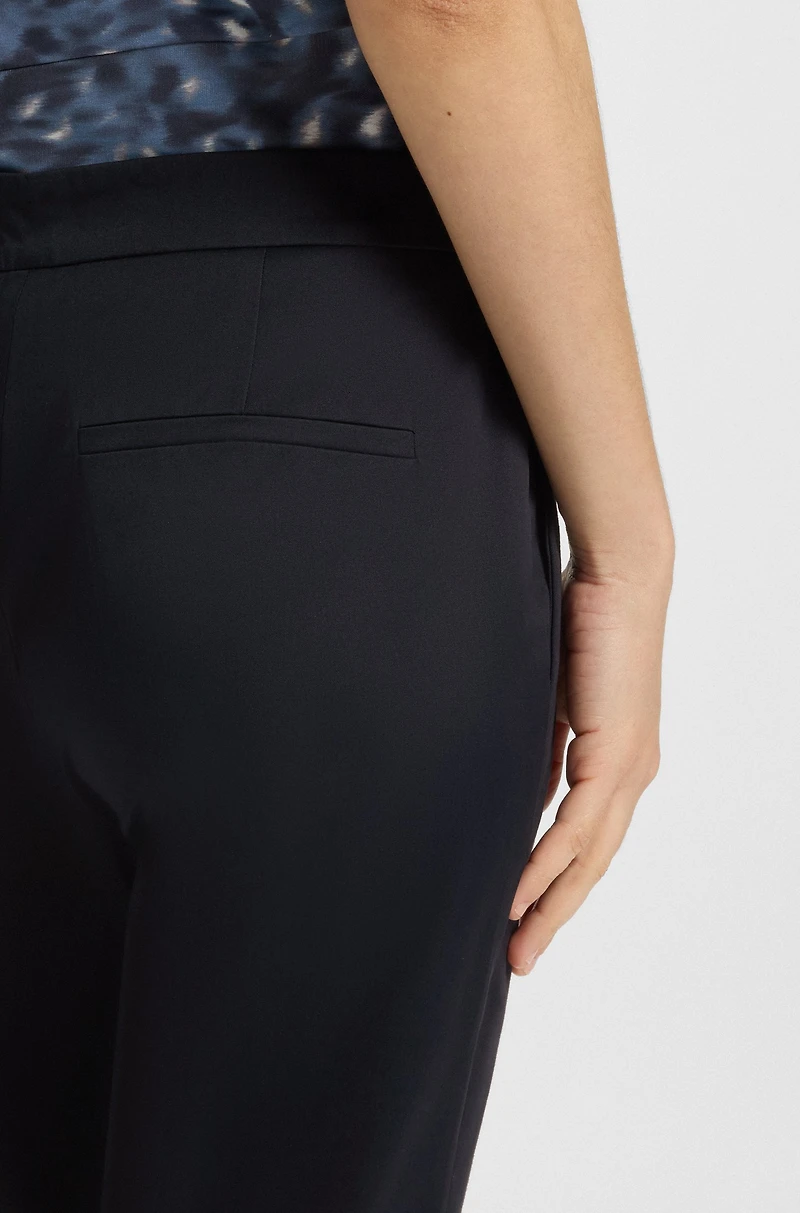 Slim-fit pants stretch cotton