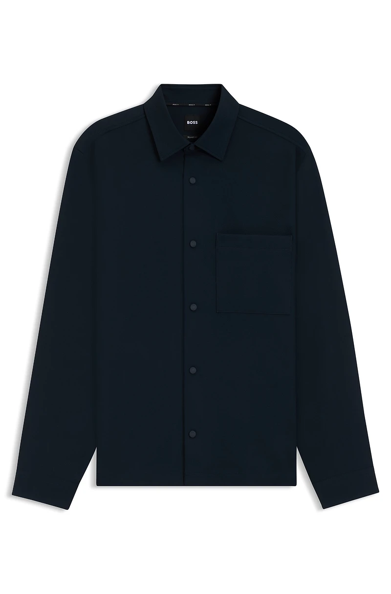 Relaxed-fit shirt performance-stretch twill