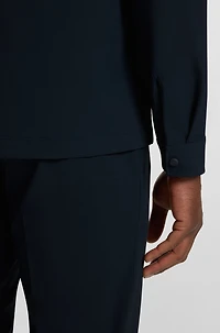 Relaxed-fit shirt performance-stretch twill