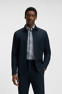Relaxed-fit shirt performance-stretch twill
