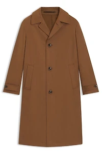 Water-repellent color-block coat cotton