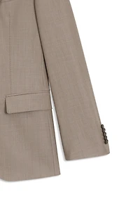 Slim-fit three-piece suit wool