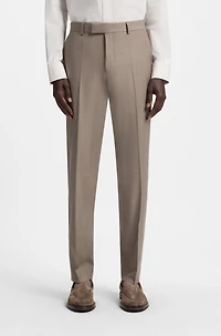 Slim-fit three-piece suit wool