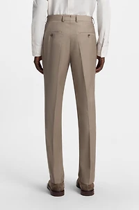 Slim-fit three-piece suit wool