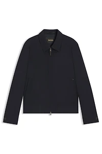 Slim-fit polo shirt with a water-repellent finish