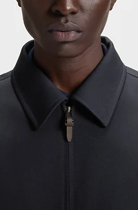 Slim-fit polo shirt with a water-repellent finish