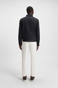 Slim-fit polo shirt with a water-repellent finish