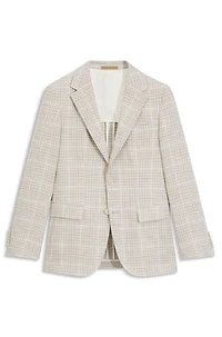 Regular-fit blazer checked cloth