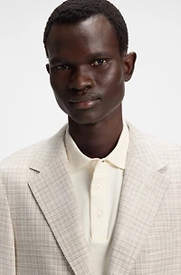 Regular-fit blazer checked cloth