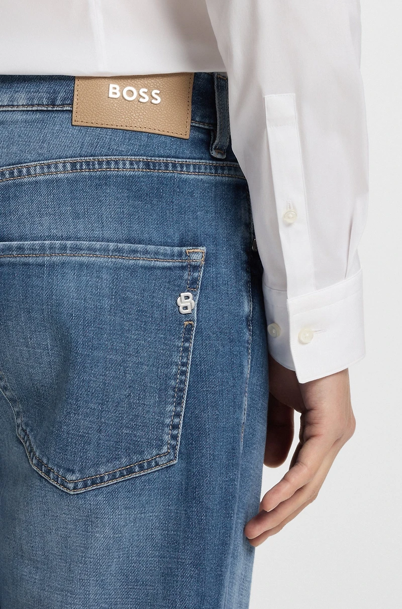 Maine regular-fit jeans blue comfort-stretch denim