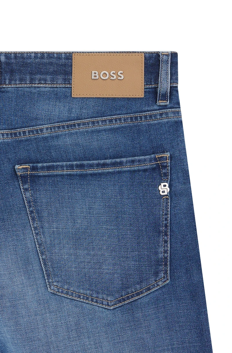 Delaware slim-fit jeans blue comfort-stretch denim
