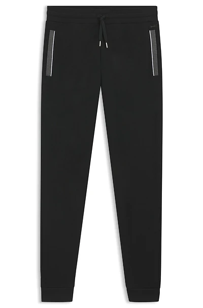Pocket-detail tracksuit bottoms a cotton blend