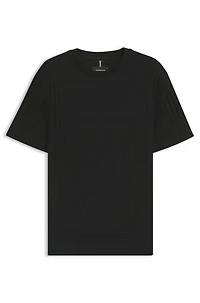 Porsche x BOSS houndstooth-patterned T-shirt mercerized cotton