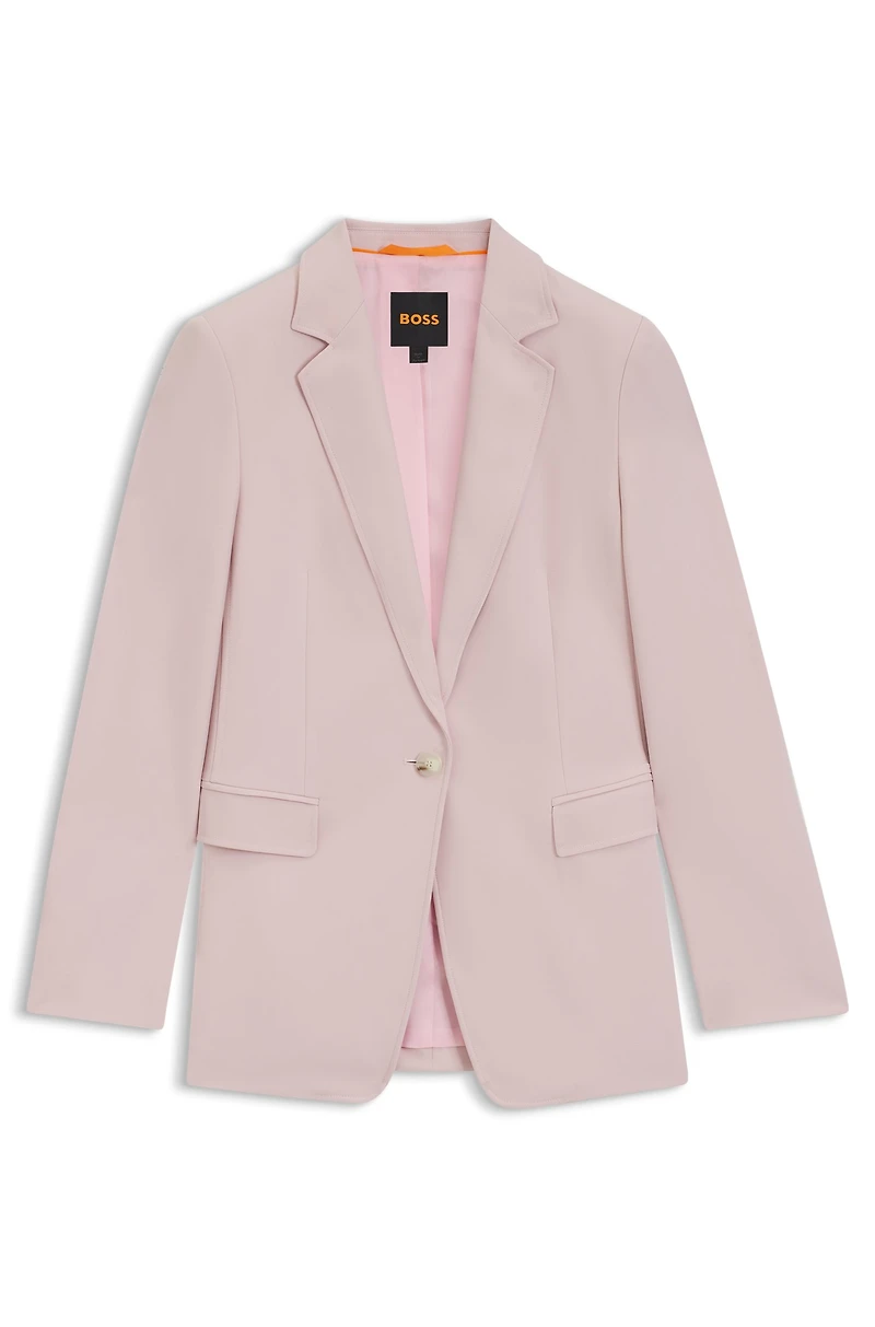 Fitted blazer stretch fabric