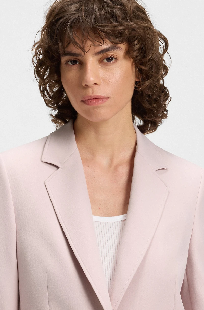 Fitted blazer stretch fabric