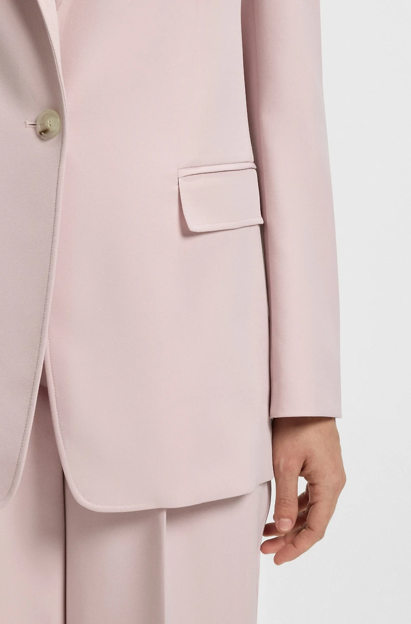 Fitted blazer stretch fabric