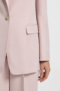 Fitted blazer stretch fabric