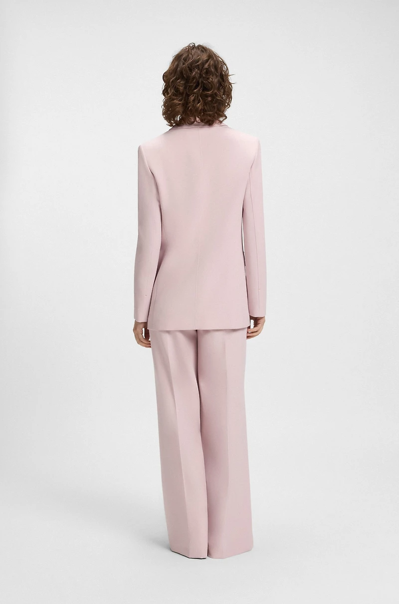 Fitted blazer stretch fabric