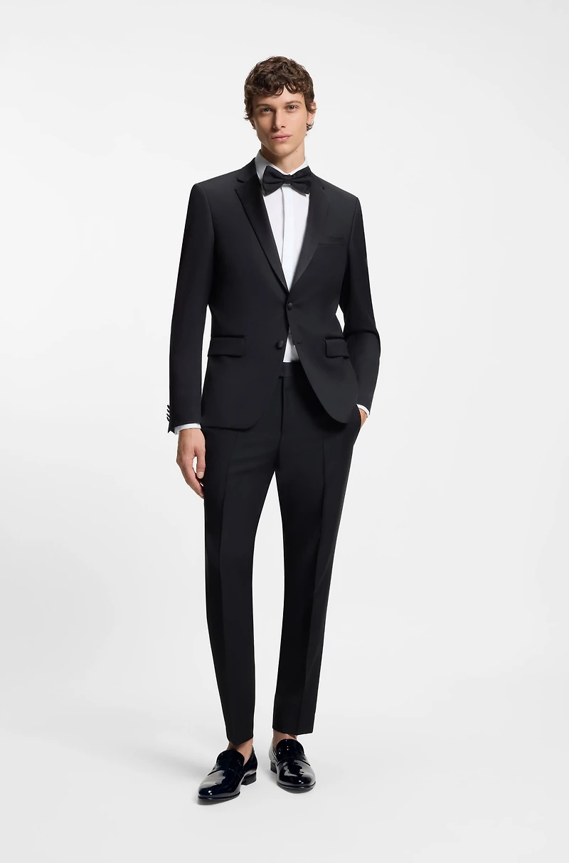 Penny loafers patent faux leather