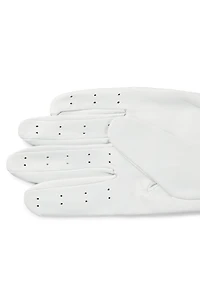Nappa-leather gloves with lasered dots
