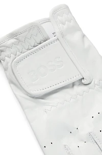 Nappa-leather gloves with lasered dots