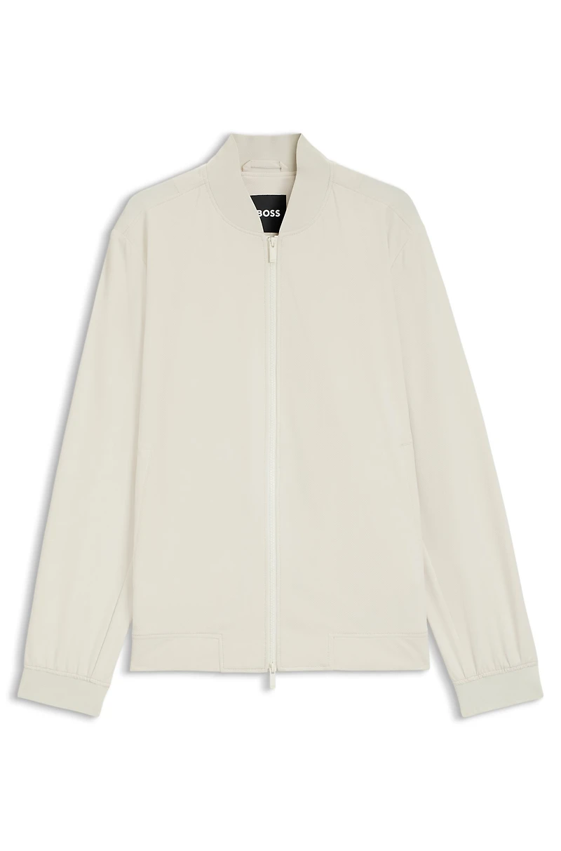 Water-repellent jacket performance-stretch fabric