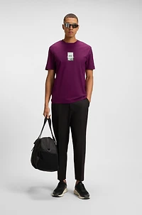 Relaxed-fit T-shirt stretch cotton with photo print