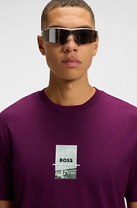 Relaxed-fit T-shirt stretch cotton with photo print